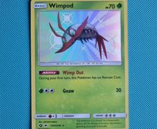 Wimpod Shiny Pokemon Card from the Hidden Fates Shiny Vault (SV4/SV94)