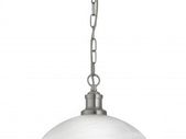 Ceiling Light Satin Silver Bistro