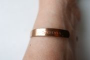 Vintage Sabona London Copper Cuff Bracelet Signed "LONDON" Made in Ireland