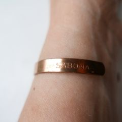 Vintage Sabona London Copper Cuff Bracelet Signed "LONDON" Made in Ireland