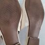 KENSIE beige sling backs with floral detail Sz 7UK Image 8