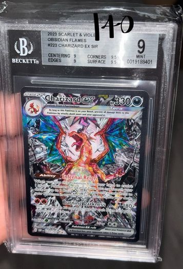 pokemon cards GRADED PRICED