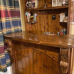 Solid Pine Home bar