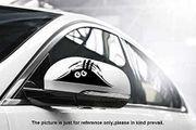 3D Peeking Monster Car Sticker: Funny Cartoon Vinyl Decal
