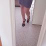 Grey RaRa Skirt with Black Waistband - Size 8 Image 2