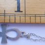 Vintage Sterling Silver 925 Ankh Pendant and Chain length 16,5" / 2,37g Image 9