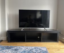 TV Unit and Shelving Unit 148cm Greystones