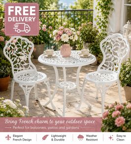 French Country Style Bistro Set 3 Piece