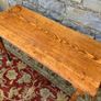 Victorian country table in solid pitch pine Image 6