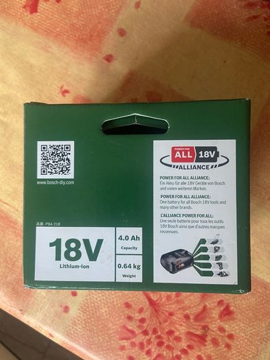 Bosch 18v 4.0ah Li-ion Power For All Battery