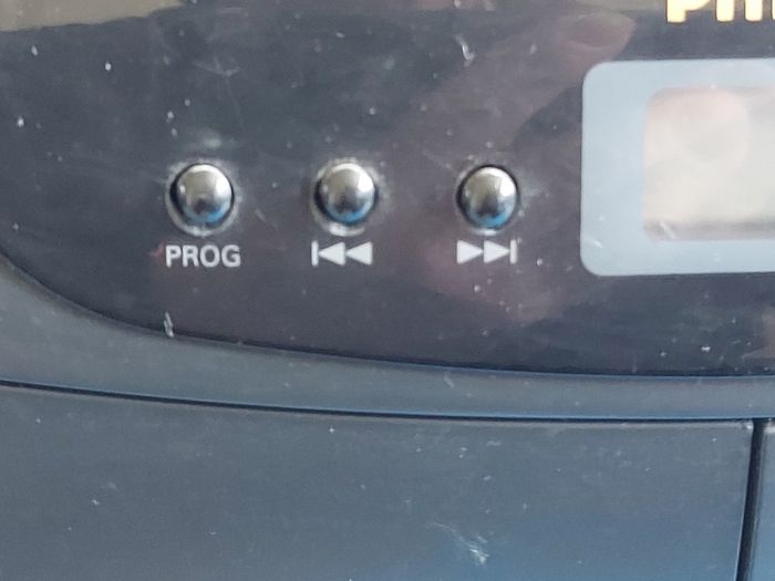 Philips AZ8349 Boombox Stereo Radio Twin Tape Decks CD Player Ghetto Blaster, in very good condition