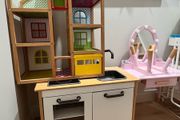 kids playroom toys (doll house, vanity &amp; kitchen)