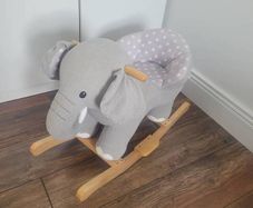 Rocking baby elephant