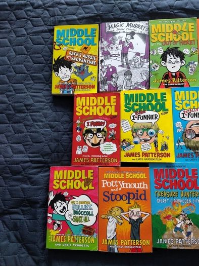 Middle School books by Patterson