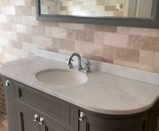 Matching vanity and  LED Mirror