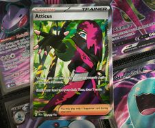 Atticus ! Ultra Rare ! from Prismatic Evolutions Set ! 2025 ! Pokemon Card !