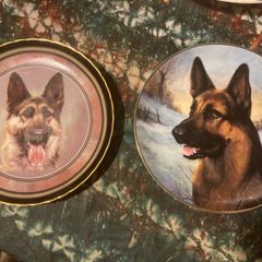 Dog plates free postage
