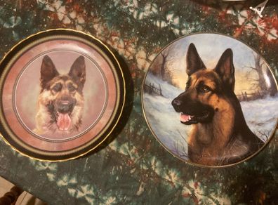 Dog plates free postage