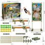 Shooting Games for Kids Air Popper Guns with Moving Shooting Target, 2 Air Shooting Toy Guns 24 Soft Foam Balls Image 6