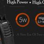 Powerful Walkie Talkie Full Set with Earpieces Image 7