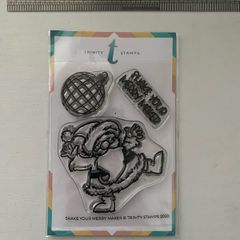 Trinity Stamps, "shake your merry maker" photopolymer stamp set