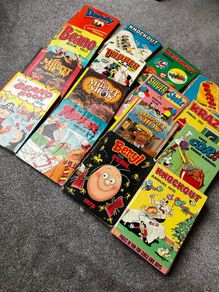 Collection of vintage retro comics