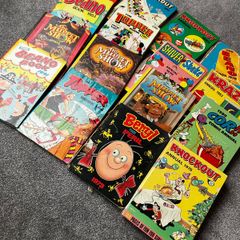 Collection of vintage retro comics