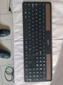 Logitech Wireless Solar Keyboard K750, excellent cosmetic condition, without  tiny Logitech Unifying receiver