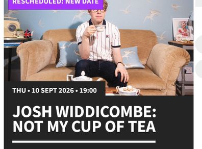 josh Widdicombe tixket