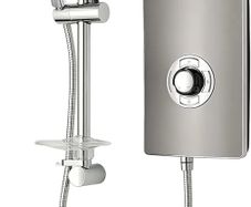 Collection 2 | Shower Electric | 9.5 KW | Triton Aspirante I Gun Metal I Electrical Showers | with Showerhead and Anti Twist Hose | Best Electric Shower Units for Bathrooms