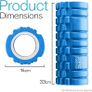 Core Balance Foam Roller For Deep Tissue Muscle Massage, Trigger Point Grid Sports Massager, Fitness Gym Physio Image 6