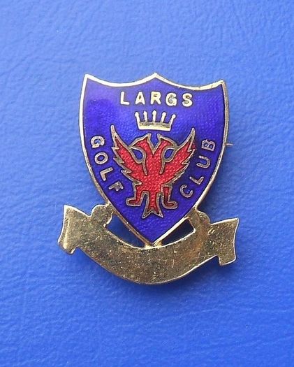LARGS GOLF CLUB (Ayrshire, Scotland) - membership enamelled badge (c.1960's)