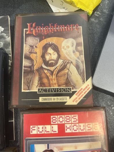 Vintage Commodore 64 (C64) Strategy, Quiz & Simulator Game Lot 9 Original Tapes & Boxes