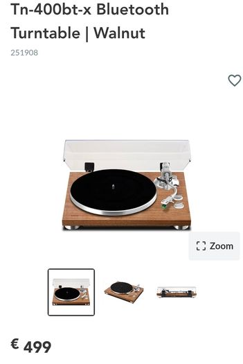 TEAC turntable TN 400 BT