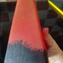 Franz Caffrey Rare Handcrafted Art Nouveau Pyramid Vase with Copper Embellishment Image 7