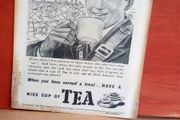 Vintage Irish CIE bus memorabilia Irish tea advertisement Reproduction Advert Poster 1954