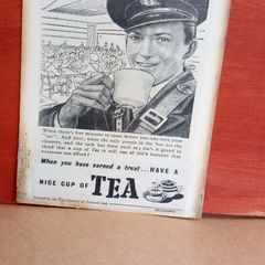 Vintage Irish CIE bus memorabilia Irish tea advertisement Reproduction Advert Poster 1954