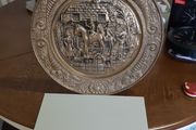 Vintage brass plaque