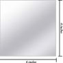 30 Pieces Flexible Mirror Sheets Self Adhesive Plastic Mirror Tiles Non Glass Mirror Stickers for Home Decoration 6x 6 Inches Image 3