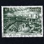 1969 Ireland 50th Anniversary of the First Meeting of Dail Eireann Commemorative Stamp error "seat flaw" used Image 2