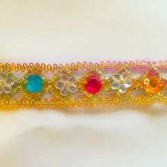 Multi-Coloured Gem Trim
