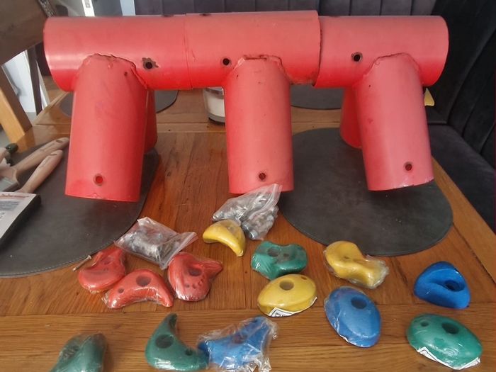 Swing brackets & Climbing wall holds