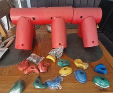 Swing brackets & Climbing wall holds