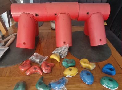 Swing brackets & Climbing wall holds