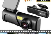 2k 1440P HD WiFi Dash Cam for Car DVR Camera Video Recorder Auto Night Vision WDR Voice Control Wireless 24H Parking Mode