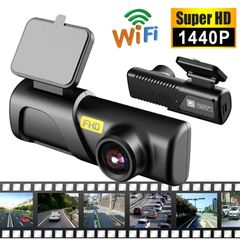 2k 1440P HD WiFi Dash Cam for Car DVR Camera Video Recorder Auto Night Vision WDR Voice Control Wireless 24H Parking Mode