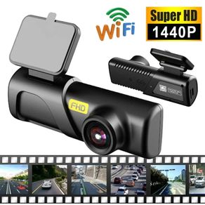 2k 1440P HD WiFi Dash Cam for Car DVR Camera Video Recorder Auto Night Vision WDR Voice Control Wireless 24H Parking Mode