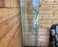 Glass door dispaly cabinet