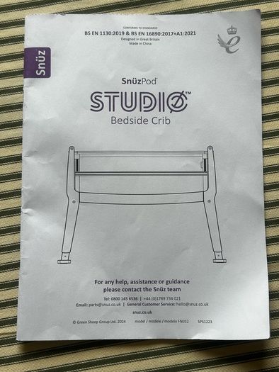 SnuzPod Studio Crib