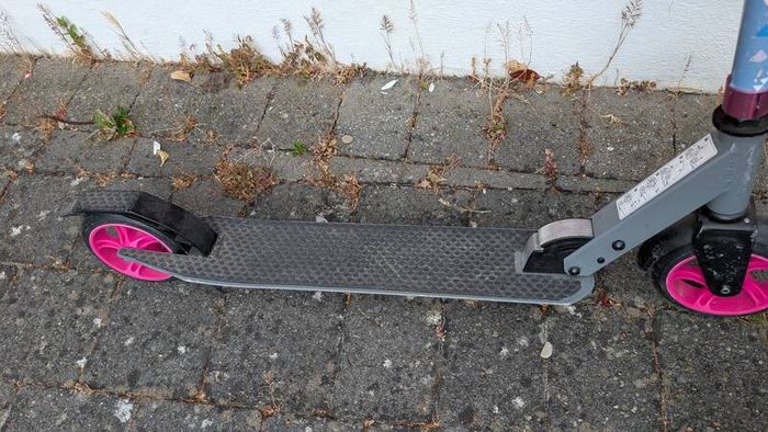 Pink scooter